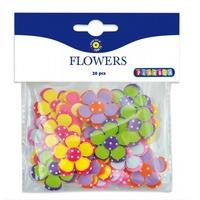 20 piece playbox fabric flowers