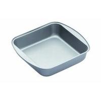 205cm x 5cm non stick square cake pan with fixed base