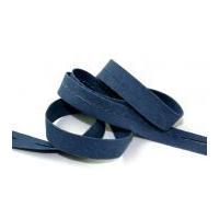 20mm denim cotton bias binding tape blue