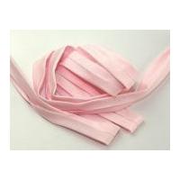 20mm stretch lycra bias binding tape pink