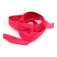 20mm Cotton Stretch Bias Binding Tape Cerise Pink