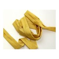 20mm stretch lycra bias binding tape gold