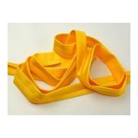 20mm Stretch Lycra Bias Binding Tape Yellow