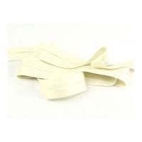 20mm cotton stretch bias binding tape ivory