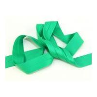 20mm Cotton Stretch Bias Binding Tape Emerald Green