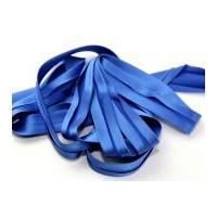 20mm luxury stretch satin bias binding tape royal blue