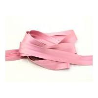 20mm Luxury Stretch Satin Bias Binding Tape Dusky Pink