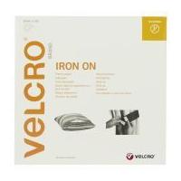 20mm Velcro Iron On Hook & Loop Tape White