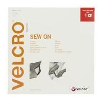 20mm Velcro Sew On Hook & Loop Tape Black