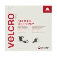 20mm Velcro Stick On Loop Tape White