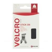 20mm Velcro Stick On Hook & Loop Tape 1m Black