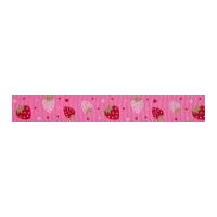 20mm Bowtique Strawberries Grosgrain Ribbon Pink