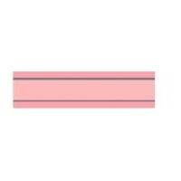 20mm Celebrate Organdie Satin Edge Silver Line Ribbon Baby Pink
