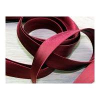 20mm Prym Duchesse Satin Bias Binding 3.5m Dark Red