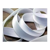 20mm Prym Duchesse Satin Bias Binding White