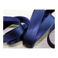 20mm prym duchesse satin bias binding 35m navy blue