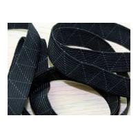 20mm Prym Super Supple Highly Elastic Tape Black