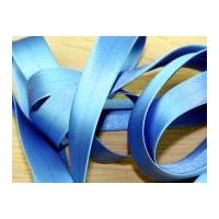 20mm prym duchesse satin bias binding steel blue