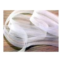 20mm Prym Organza Bias Binding White