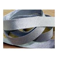 20mm Prym Lurex Bias Binding 3.5m Silver