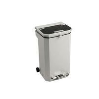 20l bin with black lid domestic municipal waste