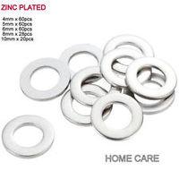 20pc 10mm Zinc Flat Washers