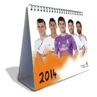 2014 real madrid desk calendar 16x17cm one size