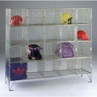 20 compartment mesh locker 1370x1510x305 with individula doors