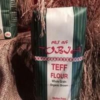 20 Pack of Tobia Teff Organic Brown Teff Flour 1000 g