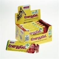 20 pack of high 5 energy gel caffein raspberry 40 g