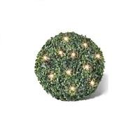 20cm Solar Topiary Ball With White Led\'s.