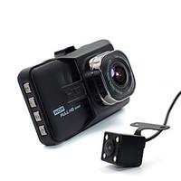 2017 Newest Mini Car DVR Camera Camcorder Dual Lens Dash Cam Two camera 1080P Full HD Video Registrator G-sensor Night Vision