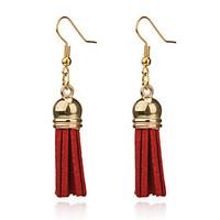 2017 new arrival 8 colors fashion vintage tassel pendant earrings jewe ...