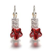 2017 Fashion Elegant Crystal Rhinestone Earrings Flower Star Earrings Jewelry Wedding Party Accessories