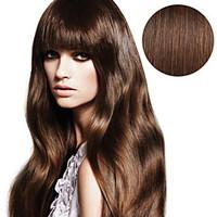 20pcs tape in hair extensions 4 medium brown chocolate brown 40g 16inc ...