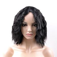 2017 new fashion in the long section of the black wave roll high temperature wire wig