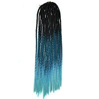 20 inch Kanekalon Senegalese Braids Crochet Soft Dreadlock Braiding Hair Ombre Color with Crochet Hook