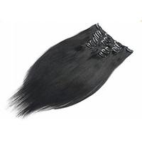 20-24inch 8pieces 100g Hair Hair Clip In Human Hair Extensions