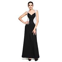 2017 ts couture formal evening dress color block sheath column queen a ...