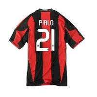 2010-11 AC Milan Home Shirt (Pirlo 21)