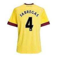 2010 11 arsenal nike away shirt fabregas 4 kids