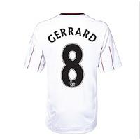 2010 11 liverpool away shirt gerrard 8 european style kids