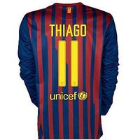 2011-12 Barcelona Nike L/S Home Shirt (Thiago 11)