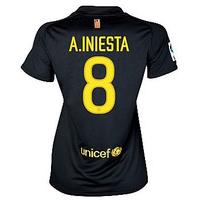 2011-12 Barcelona Nike Womens Away Shirt (A. Iniesta 8)