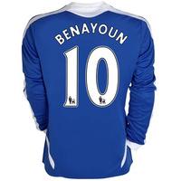 2011 12 chelsea long sleeve home football shirt benayoun 10 