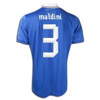 2012-13 Italy Home Shirt (Maldini 3) - Kids