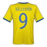 2010 11 sweden umbro home shirt kallstrom 9