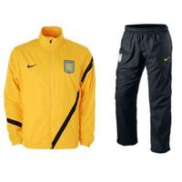 2011-12 Aston Villa Nike Sideline Tracksuit (Yellow)