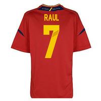 2012 13 spain euro 2012 home shirt raul 7 kids