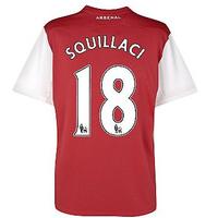 2011-12 Arsenal Nike Home Shirt (Squillaci 18)